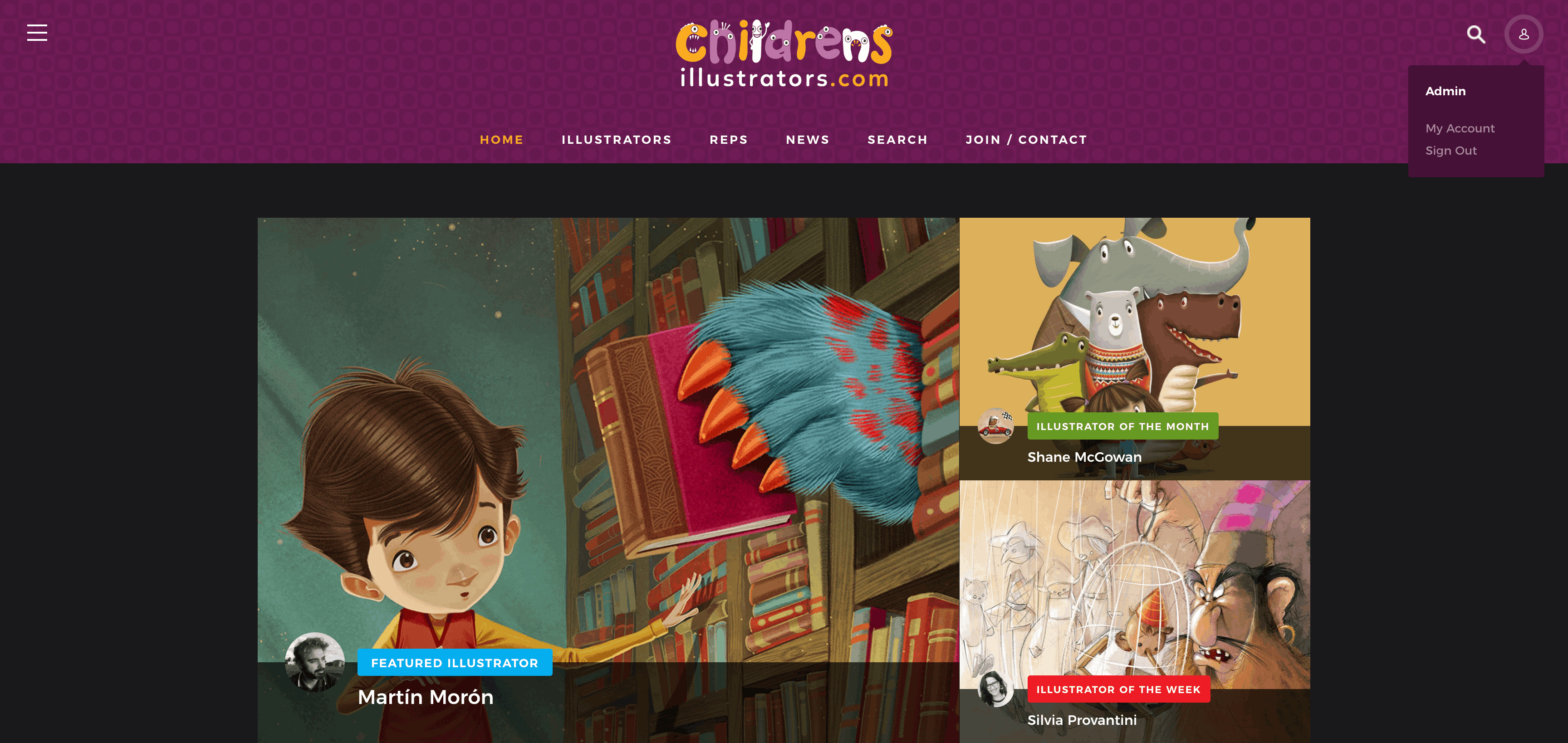 Children's Illustrators — Plateforme de Portfolio Professionnel