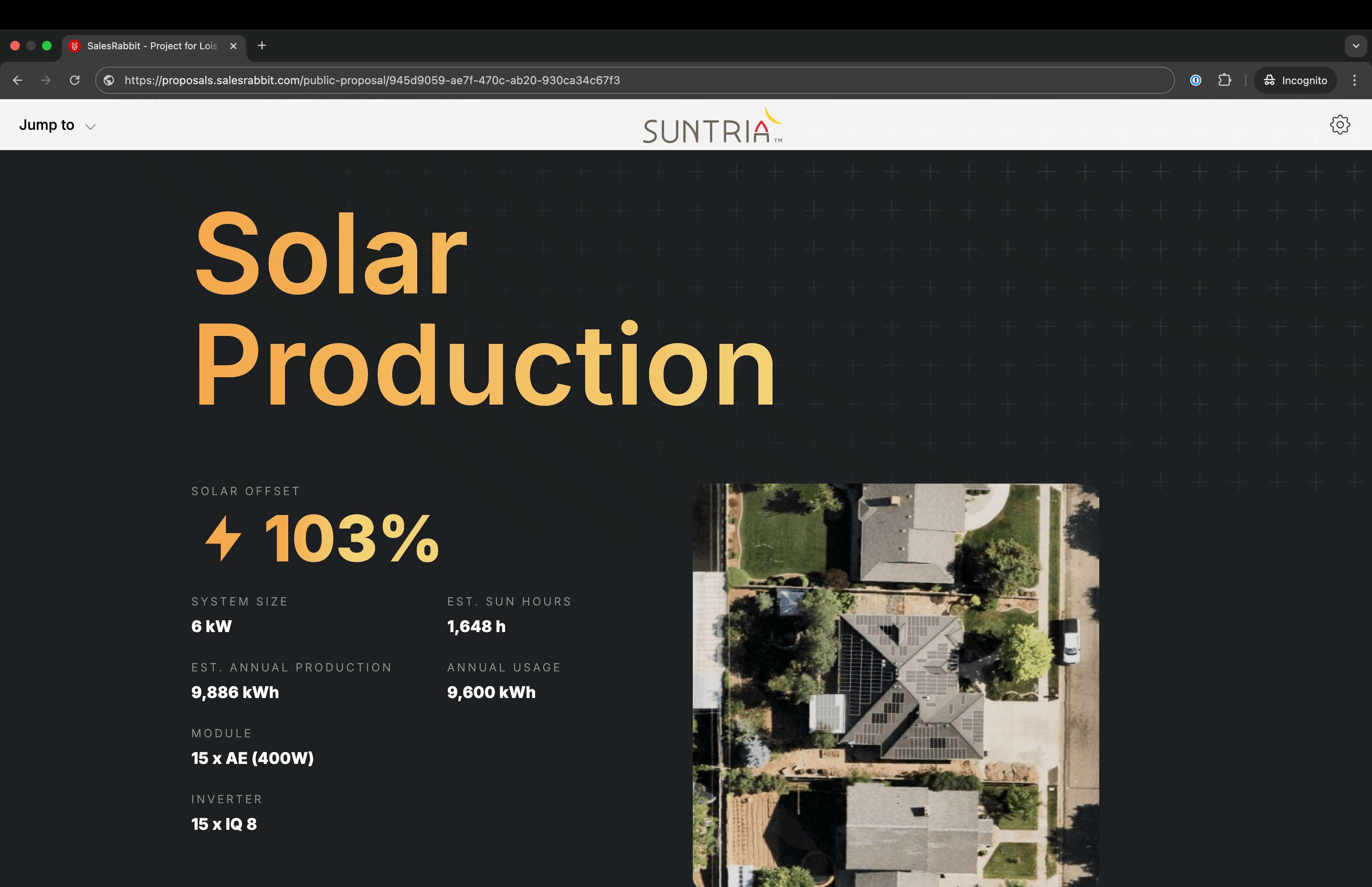 Proposals – SaaS Haute Performance pour les Ventes Solaires